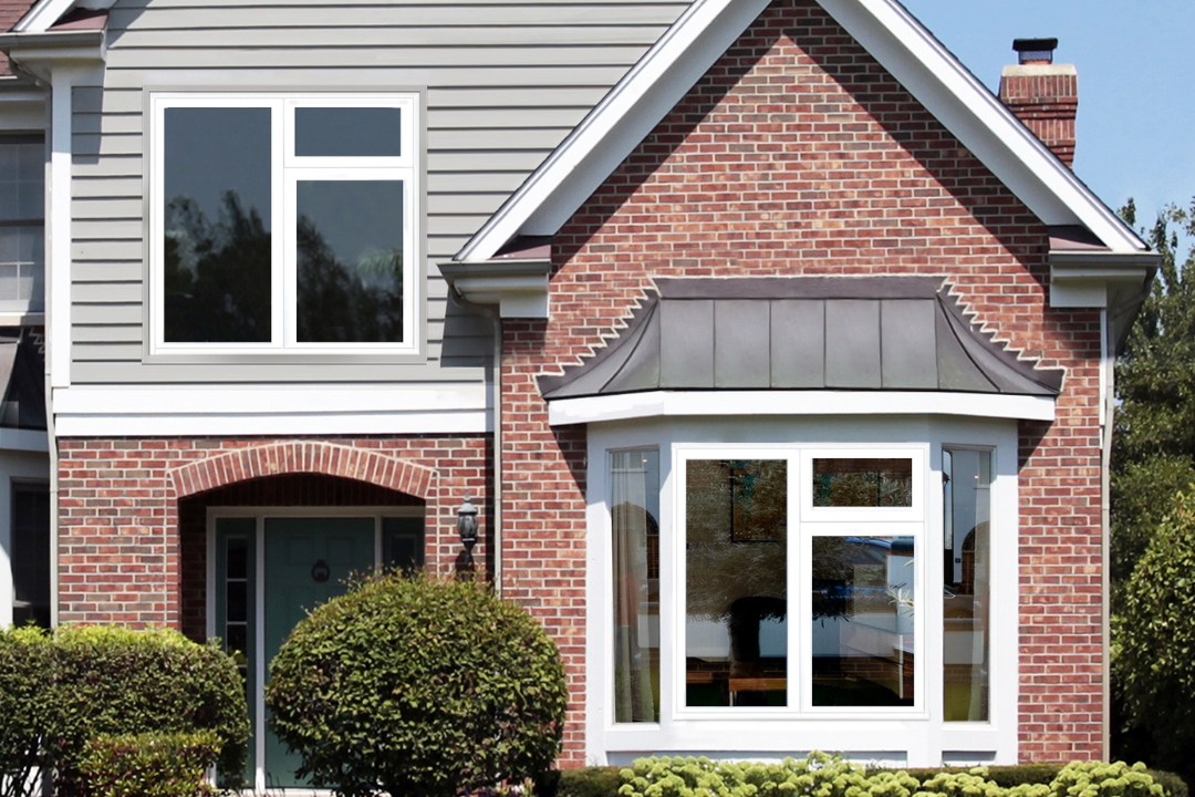 Una vivienda con ventanas de PVC.